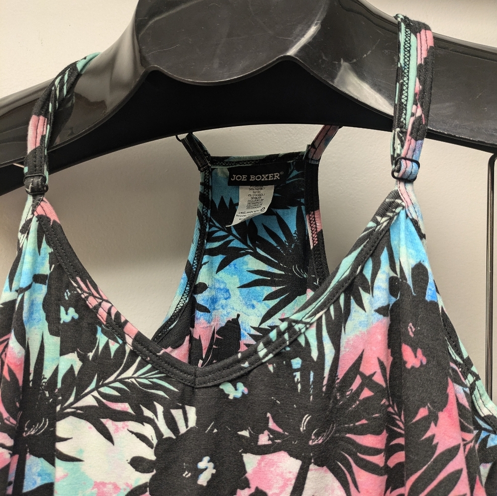 Joe Boxer Medium Adjustable 1pc Tropical Tulip Romper Pajamas NWT - Picture 5 of 7